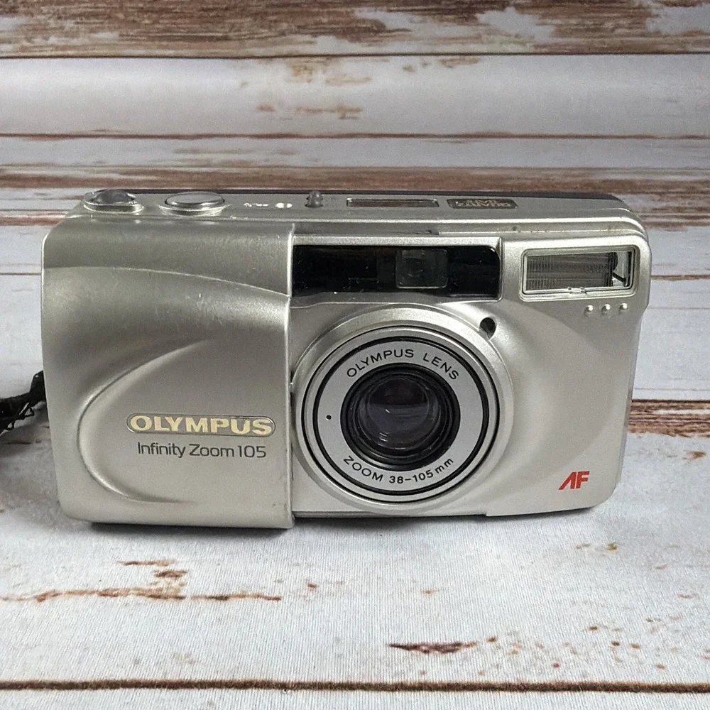Olympus Infinity Stylus 105 Zoom Point & Shoot 35mm Camera Parts Repair